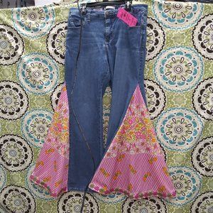 2061 Jeaniemade Size 10 Lee Slender Secret Bell-Bottoms